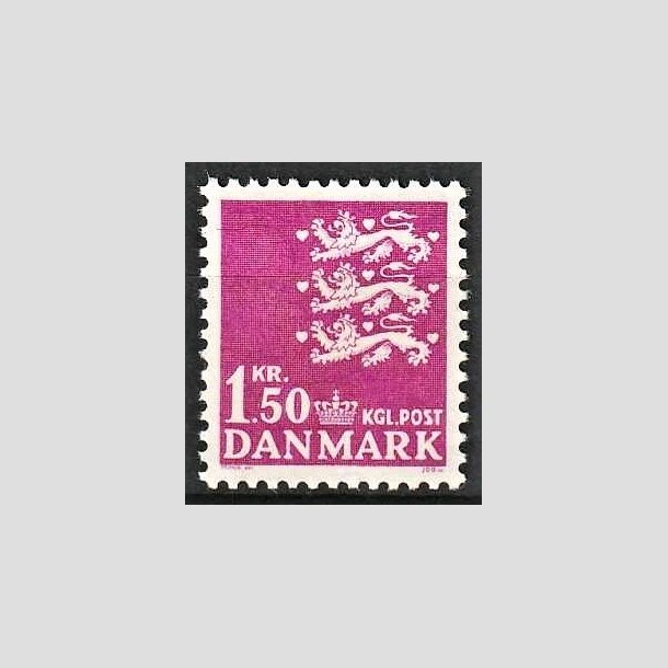 FRIMRKER DANMARK | 1962 - AFA 405 - Rigsvben - 1,50 kr. rdlilla - Postfrisk
