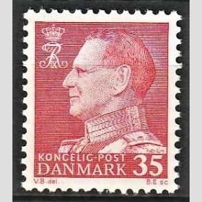 FRIMRKER DANMARK | 1963 - AFA 415 - Frederik IX - 35 re rd - Postfrisk