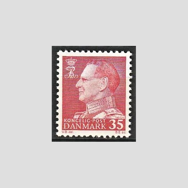 FRIMRKER DANMARK | 1963 - AFA 415F - Frederik IX - 35 re rd - Postfrisk