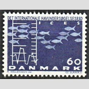 FRIMRKER DANMARK | 1964 - AFA 426F - Havundersgelsesrdet - 60 re bl - Postfrisk