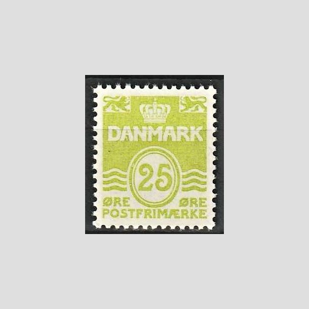 FRIMRKER DANMARK | 1965 - AFA 430F - Blgelinie - 25 re lysgrn - Postfrisk