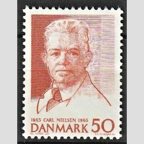 FRIMRKER DANMARK | 1965 - AFA 435F - Carl Nielsen - 50 re orangerd - Postfrisk
