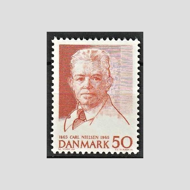 FRIMRKER DANMARK | 1965 - AFA 435F - Carl Nielsen - 50 re orangerd - Postfrisk
