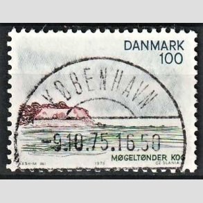 FRIM�RKER DANMARK | 1975 - AFA 599 - S�nderjylland - 100 �re flerfarvet - Pragt Stemplet 