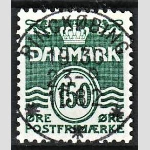 FRIM�RKER DANMARK | 1982 - AFA 749 - B�lgelinie 150 �re gr�n - Lux Stemplet Ringk�bing