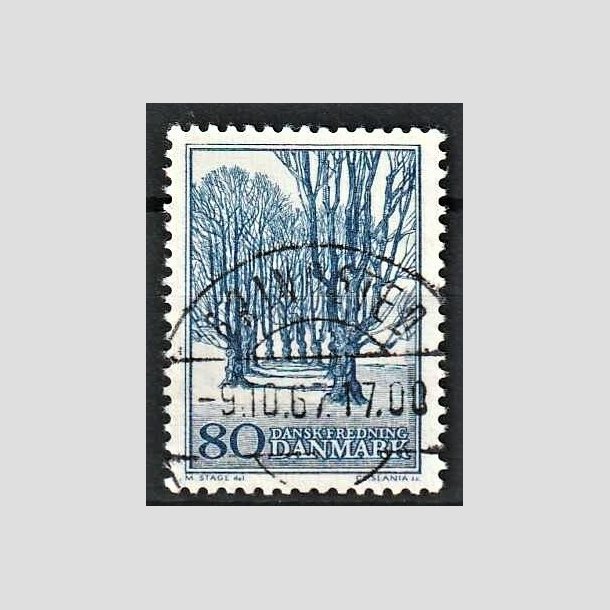 FRIMRKER DANMARK | 1966 - AFA 446 - Holte All - 80 re bl - Lux Stemplet