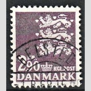 FRIMRKER DANMARK | 1968 - AFA 470 - Rigsvben 2,90 Kr. violet - Lux Stemplet Gedsted