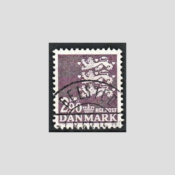 FRIMRKER DANMARK | 1968 - AFA 470 - Rigsvben 2,90 Kr. violet - Lux Stemplet Gedsted