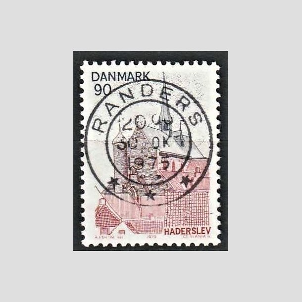FRIMRKER DANMARK | 1975 - AFA 598 - Snderjylland - 90 re rd/brun/mrkbl - Pragt Stemplet Randers
