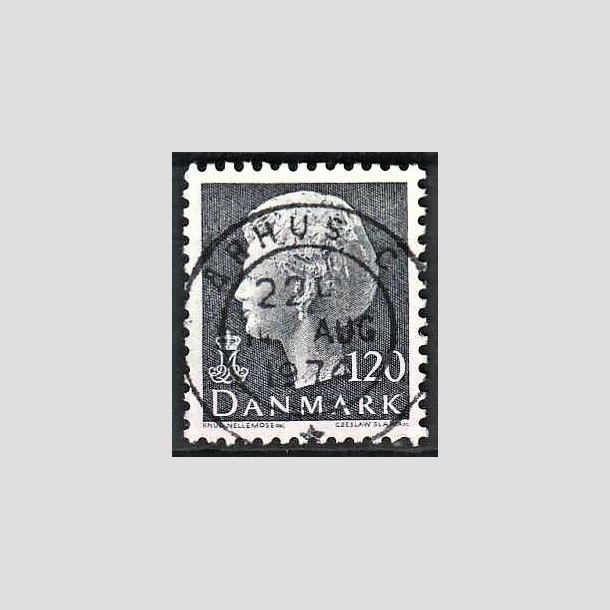 FRIMRKER DANMARK | 1974 - AFA 564 - Dronning Margrethe - 120 re grbl - Pragt Stemplet 