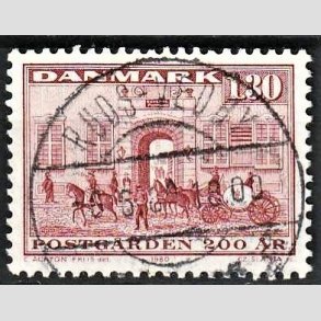 FRIMRKER DANMARK | 1980 - AFA 693 - Postgrden Kbenhavn - 1,30 Kr. rd - Pragt Stemplet