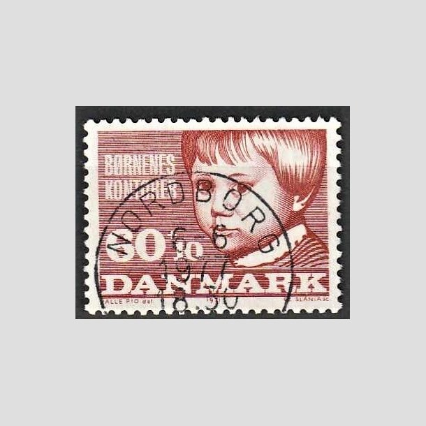 FRIMRKER DANMARK | 1971 - AFA 512 - Brnenes kontor - 60 + 10 re brunrd - Pragt Stemplet Nordborg