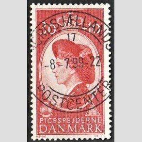 FRIMRKER DANMARK | 1960 - AFA 390 - Dronning Ingrid - 30 + 10 re rd - Pragt Stemplet 