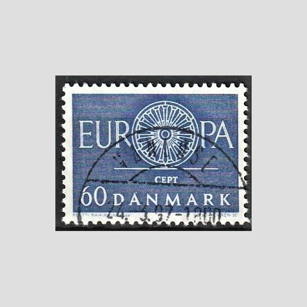 FRIMRKER DANMARK | 1960 - AFA 389 - CEPT - 60 re bl - Pragt Stemplet Vanlse