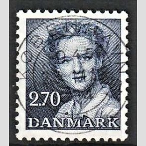 FRIMRKER DANMARK | 1982 - AFA 752 - Dronning Margrethe - 2,70 Kr. bl - Pragt Stemplet 