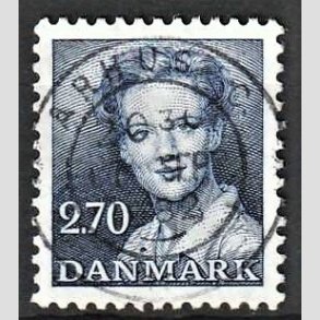 FRIMRKER DANMARK | 1982 - AFA 752 - Dronning Margrethe - 2,70 Kr. bl - Pragt Stemplet 