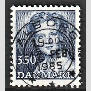 FRIMRKER DANMARK | 1983 - AFA 776 - Dronning Margrethe - 3,50 Kr. bl - Pragt Stemplet lborg