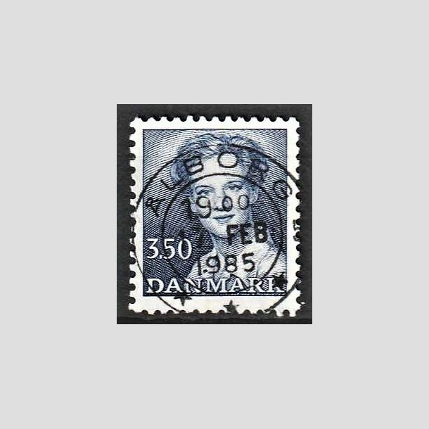 FRIMRKER DANMARK | 1983 - AFA 776 - Dronning Margrethe - 3,50 Kr. bl - Pragt Stemplet lborg