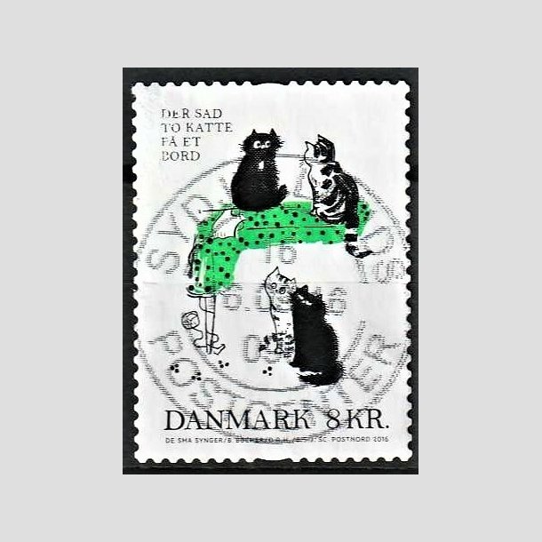 FRIMRKER DANMARK | 2016 - AFA 1863 - Brnesange - 8,00 Kr. flerfarvet - Pragt Stemplet 