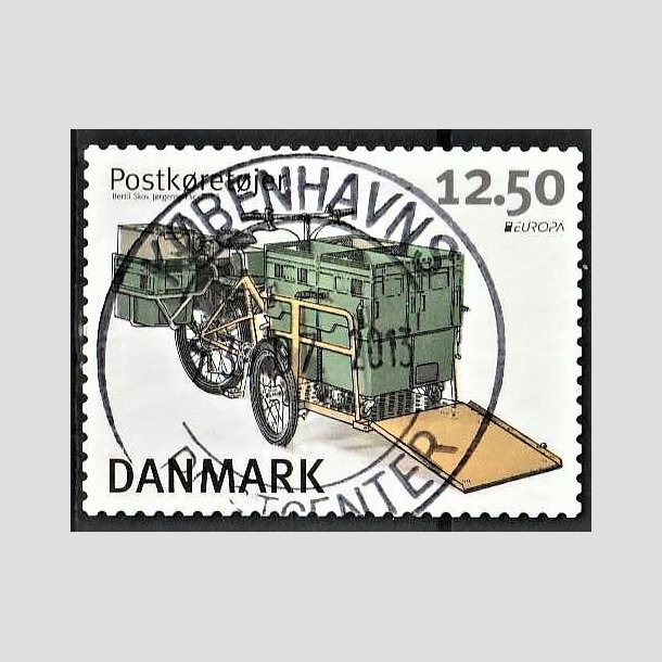 FRIMRKER DANMARK | 2013 - AFA 1741 - Postkretjer - 12,50 Kr. flerfarvet - Pragt Stemplet