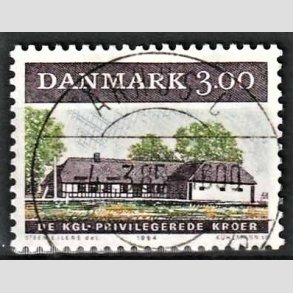 FRIM�RKER DANMARK | 1984 - AFA 807 - �ldre dansk kro - 3,00 Kr. flerfarvet - Lux Stemplet �rhus C