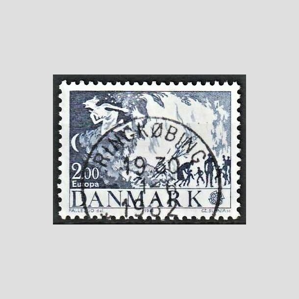 FRIMRKER DANMARK | 1981 - AFA 728 - Folklore - 2,00 Kr. bl - Pragt Stemplet