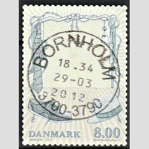 FRIM�RKER DANMARK | 2011 - AFA 1672 - Mode - 8,00 Kr. flerfarvet - Pragt Stemplet