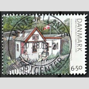 FRIM�RKER DANMARK | 2008 - AFA 1549 - Kolonihaver - 6,50 Kr. flerfarvet - Pragt Stemplet