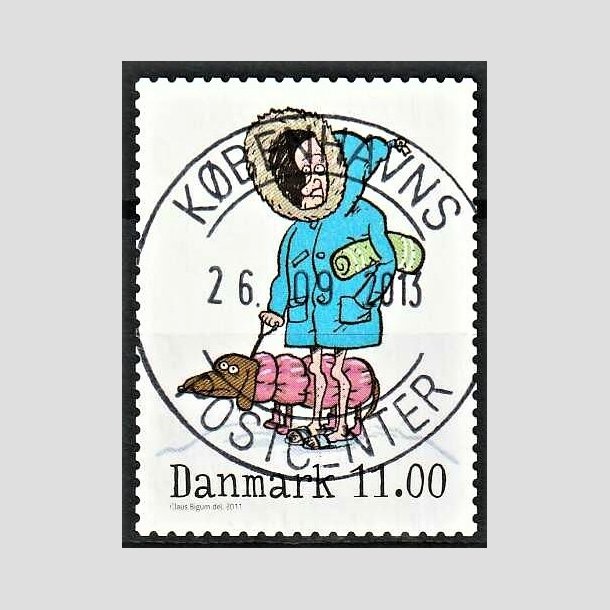 FRIMRKER DANMARK | 2011 - AFA 1684 - Vintereventyr - 11,00 Kr. flerfarvet - Pragt Stemplet Kbenhavn K