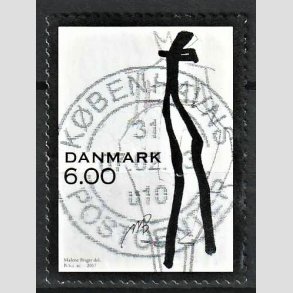 FRIM�RKER DANMARK | 2011 - AFA 1671 - Mode - 6,00 Kr. flerfarvet - Lux Stemplet