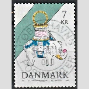 FRIM�RKER DANMARK | 2015 - AFA 1812 - Danske ordener - 7,00 Kr. flerfarvet - Pragt Stemplet