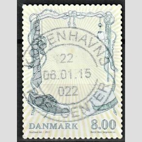 FRIM�RKER DANMARK | 2011 - AFA 1672 - Mode - 8,00 Kr. flerfarvet - Pragt Stemplet