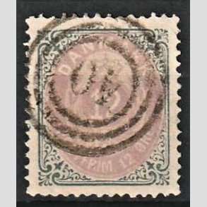 FRIM�RKER DANMARK | 1875 - AFA 26y - 12 �re gr�/violet - Stemplet