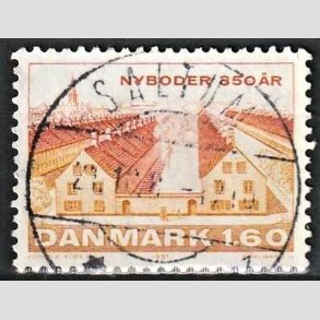 FRIM�RKER DANMARK | 1981 - AFA 726 - Nyboder 350 �r - 1,60 Kr. flerfarvet - Pragt Stemplet Saltum