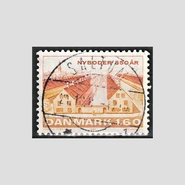 FRIMRKER DANMARK | 1981 - AFA 726 - Nyboder 350 r - 1,60 Kr. flerfarvet - Pragt Stemplet Saltum