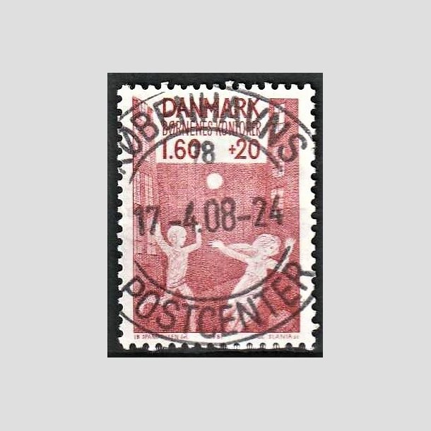 FRIMRKER DANMARK | 1981 - AFA 718 - Brnenes Kontor - 1,60 Kr. + 20 re rd - Pragt Stemplet 