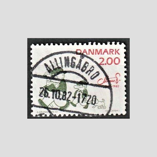 FRIMRKER DANMARK | 1982 - AFA 762 - Storm P. - 2,00 Kr. rd/grn - Pragt Stemplet 