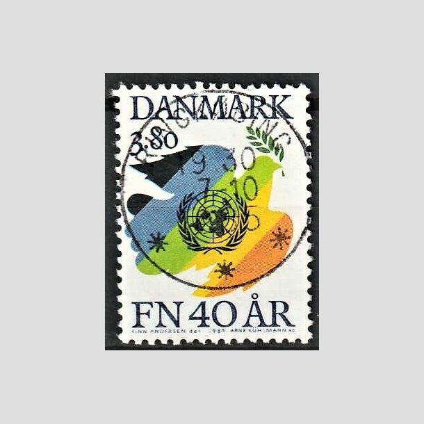 FRIMRKER DANMARK | 1985 - AFA 841 - FN 40 r - 3,80 Kr. flerfarvet - Lux Stemplet