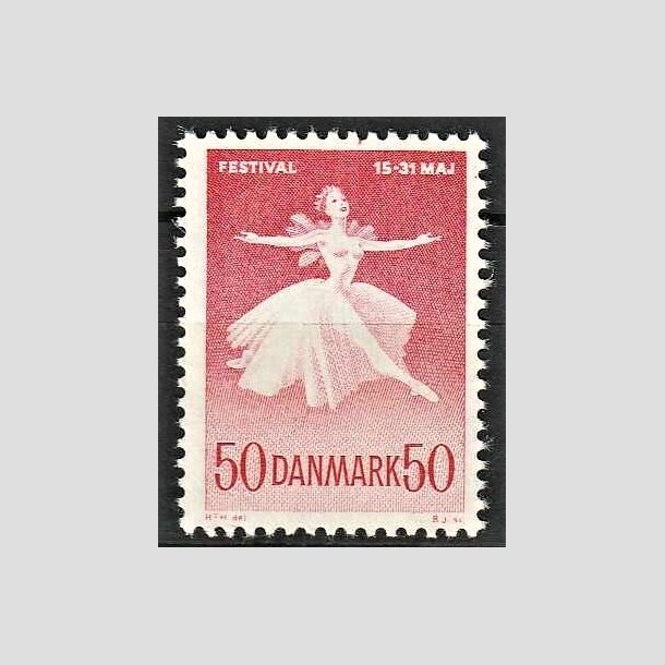 FRIMRKER DANMARK | 1965 - AFA 438F - Ballet- og musikfestival - 50 re rd - Postfrisk