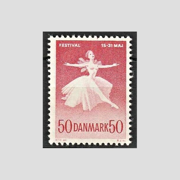 FRIMRKER DANMARK | 1965 - AFA 438 - Ballet- og musikfestival - 50 re rd - Postfrisk