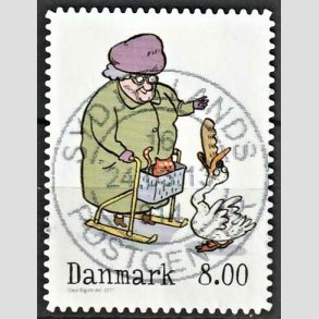FRIM�RKER DANMARK | 2011 - AFA 1683a - Vintereventyr - 8,00 Kr. flerfarvet - Pragt Stemplet