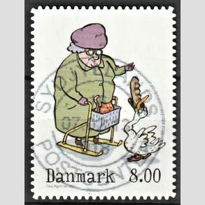 FRIM�RKER DANMARK | 2011 - AFA 1683a - Vintereventyr - 8,00 Kr. flerfarvet - Pragt Stemplet