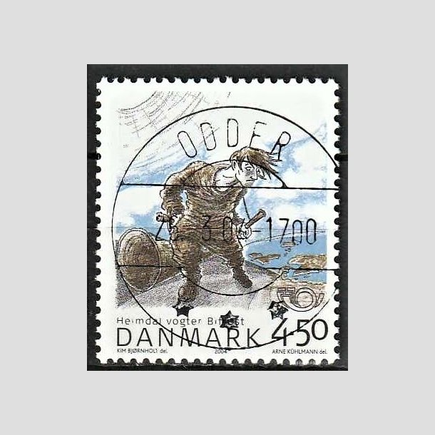 FRIMRKER DANMARK | 2004 - AFA 1384 - Heimdal - 4,50 Kr. flerfarvet - Pragt Stemplet Odder