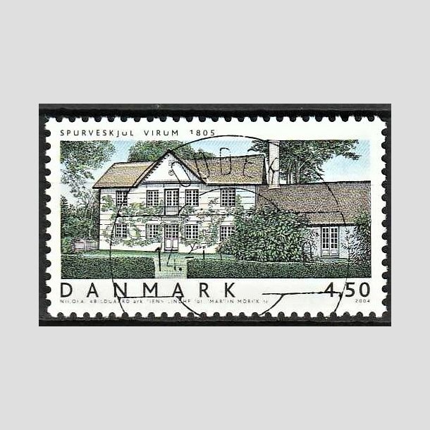 FRIMRKER DANMARK | 2004 - AFA 1378 - Danske boliger III. - 4,50 Kr. flerfarvet - Pragt Stemplet Aabenraa