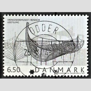 FRIM�RKER DANMARK | 2004 - AFA 1402 - Vikingeskibsmuseet - 6,50 Kr. Udstilling - Pragt Stemplet Odder 