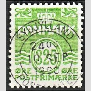 FRIM�RKER DANMARK | 1990 - AFA 954 - B�lgelinie - 325 �re lysgr�n - Pragt Stemplet