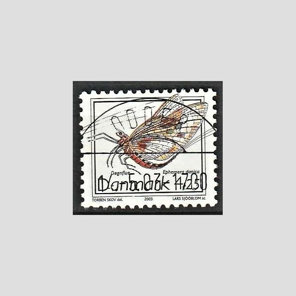 FRIMRKER DANMARK | 2003 - AFA 1352 - Insekter - 4,25 Kr. Dgnflue - Lux Stemplet Odder