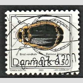 FRIM�RKER DANMARK | 2003 - AFA 1353 - Insekter - 6,50 Kr. Bred vandkalv - Lux Stemplet Odder