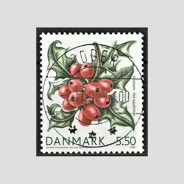 FRIMRKER DANMARK | 2008 - AFA 1556 - Vinterbr - 5,50 Kr. kvisttorn - Pragt Stemplet Odder