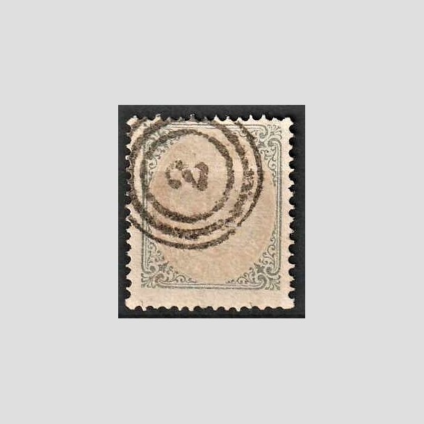 FRIMRKER DANMARK | 1875 - AFA 26y omv. ramme - 12 re gr/violet - Stemplet